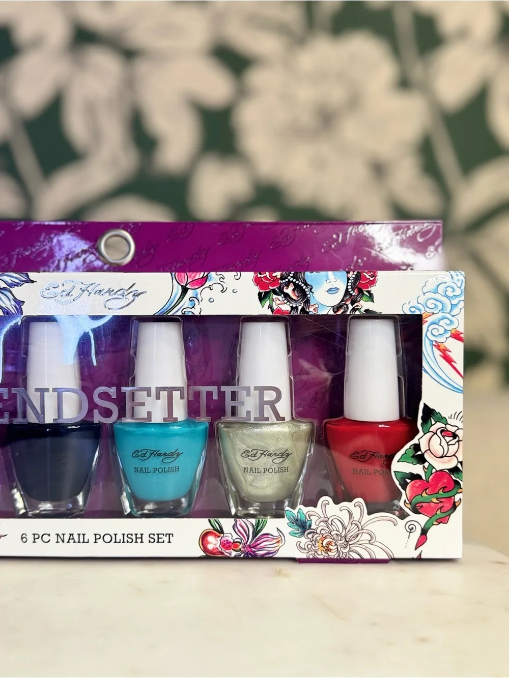 Ed Hardy Trendsetter 6-Piece Nail Polish Set - Multicolor NWT